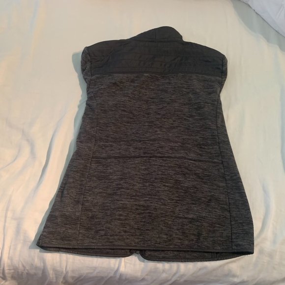 Talbots Grey Color Block Fleece Jacket - Picture 5 of 7